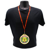 Orpheus Plastic Flat Medallion on Lanyard (6 Pieces)