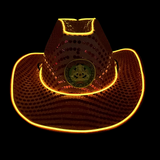 LED Cowboy Hat (3 Pieces)